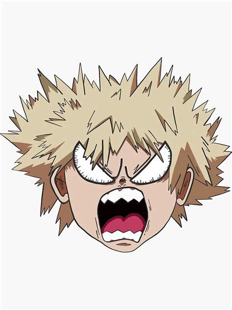 Bakugo Sticker For Sale By Theapollooo Redbubble