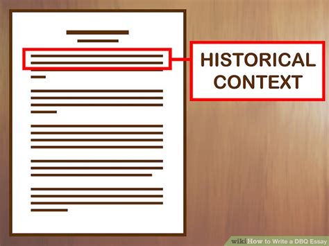 You will be required to work with the documents and use them to answer a question. How to Write a DBQ Essay (with Pictures) - wikiHow