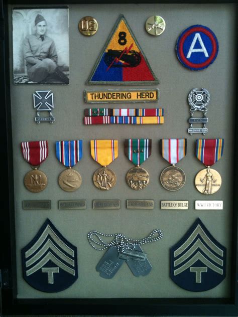 My Fathers Ww2 Service Medals Display Award Display Diy Display