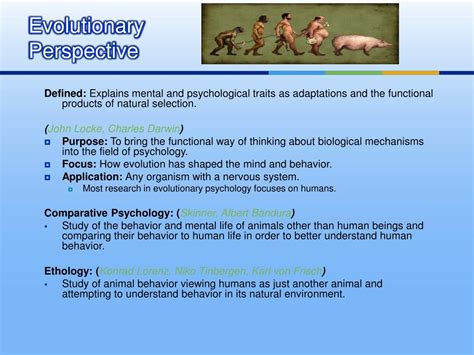 Ppt Behavioral And Evolutionary Perspectives Powerpoint Presentation