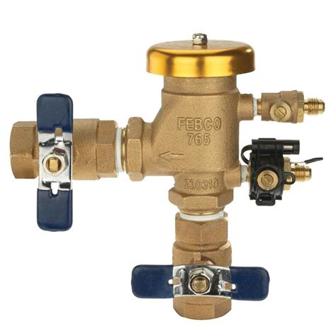 Febco 34 In Bronze Pressure Vacuum Breaker Backflow Preventer With