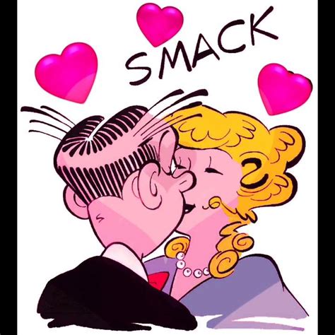 Happy Valentines Day The Bumstead Way ️💋💋💋 By Blondie Comics