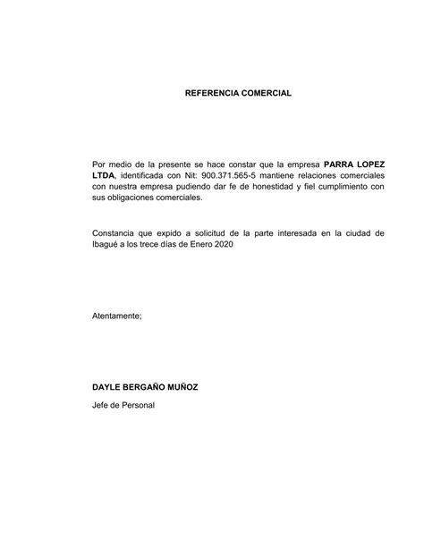 Carta De Referãªncia Financial Report