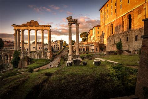 Rom Forum Romanum Morgenlicht Foto And Bild City Italy World Bilder