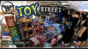 Hong Kong 深水埗福榮街玩具街 4K Live Toy Street - YouTube