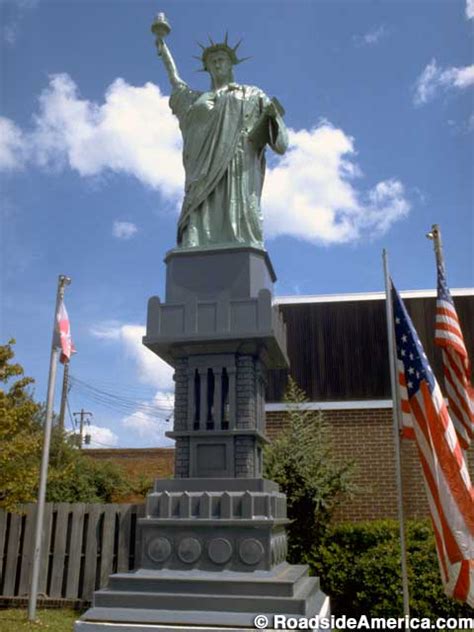 Home Built Statue Of Liberty Replica Mcrae Georgia