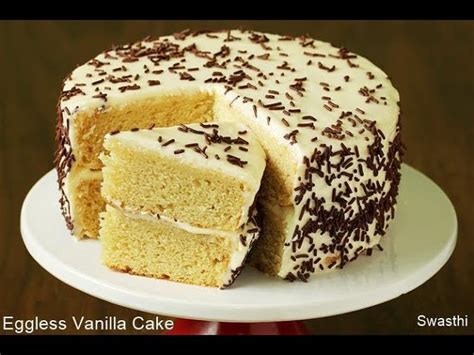 eggless vanilla cake recipe cake eggs
