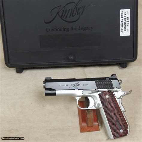 Kimber Super Carry Pro 45 ACP Caliber 1911 Custom Shop Pistol S N