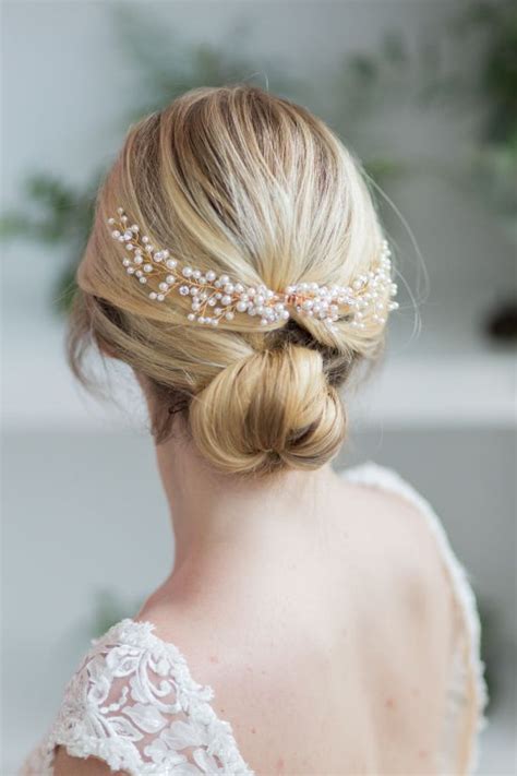 Coralia Pearl Bridal Hair Clip Victoria Millesime