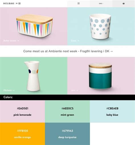 10 Beautiful Ecommerce Website Color Schemes Color Schemes Color