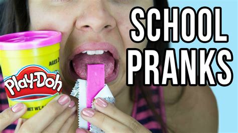 11 PRANKS FOR BACK TO SCHOOL! NataliesOutlet - YouTube