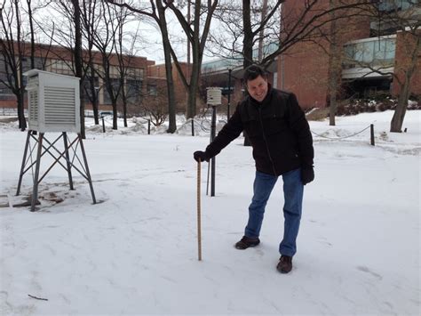 Where Do Those Snowfall Totals On The Nightly News Come From — Penn