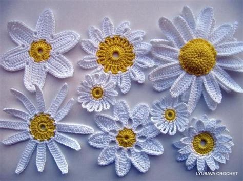Crochet Daisy Flowers Craftsy Crochet Daisy Knitted Flowers
