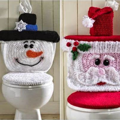 ¡en nuestra colección de invierno santa claus viene a la ciudad! Crochet y dos agujas: Decorando tu toilette para Navidad ...