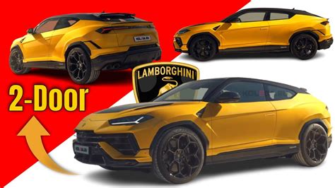 Lamborghini Urus 2 Door Coupe Rendered Youtube