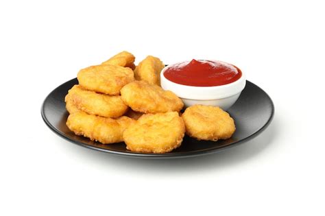 Premium Photo Chicken Nuggets With Sauce On Table Close Up