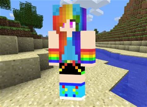 Como instalar robloxgratis de niñas : Skin Chica Arcoiris para Minecraft