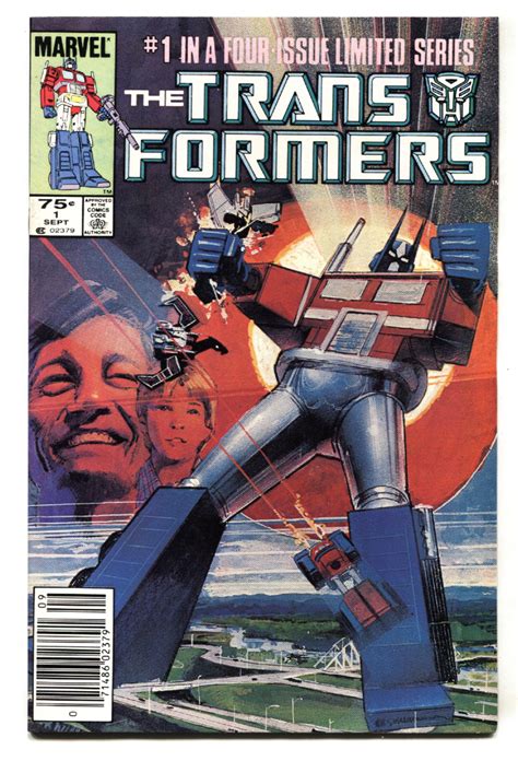 TRANSFORMERS Comic Book First Issue Marvel NEWSSTAND Comic DTA Collectibles