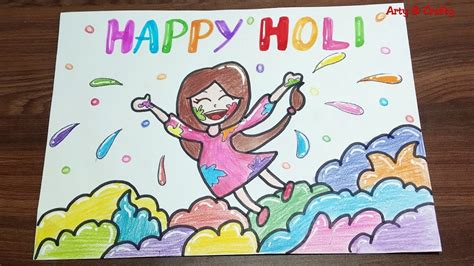 But we're not sure any of them can. Easy Drawing on Holi 2019 | How to Draw Holi Festival for ...