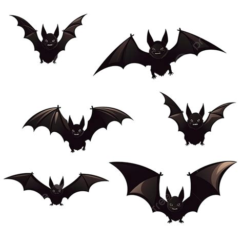 Halloween Bat Set Bat Halloween Set Png Transparent Image And