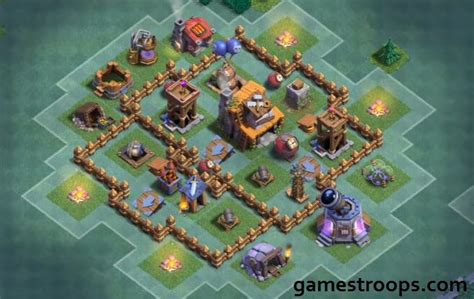 Clash of clans builder town hall 4 trophy base. Top 11 Builder Hall 4 Base 2019 | Base, Hall, Clash of clans