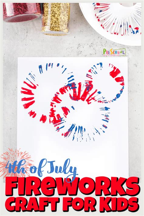 Simply 4th Of July Fireworks Crafts