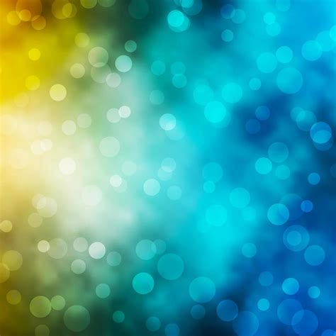 Light Blue Yellow Vector Background With Bubbles 3052268 Vector Art