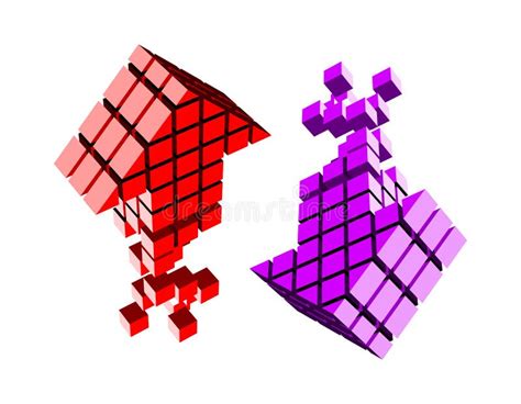 Download Upload Arrow Icon Made Cubes Stock Illustrations 27 Download