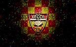 Descargar fondos de pantalla Lecce FC, el logotipo de brillo, de la ...