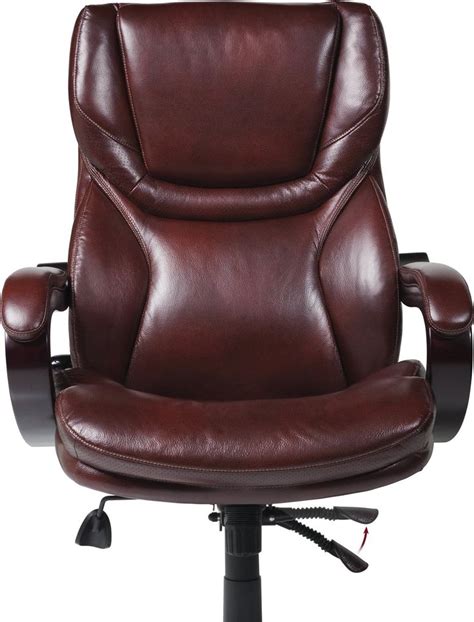 Update your office seating with this big and tall executive office chair from serta. Serta Bonded Leather Big and Tall Executive Chair Brown ...