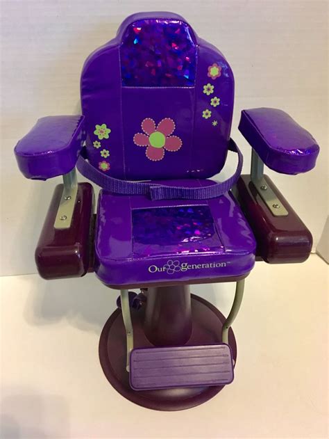 Battat Our Generation Purple Salon Chair For 18 Dolls Price 15 Our Generation Doll