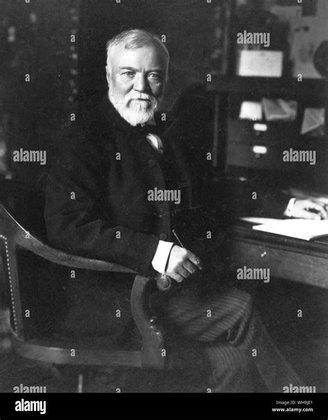 Andrew Carnegie 1835 1919 Us Industrialist And Philanthropist Stock
