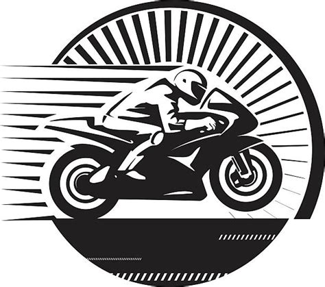 Motorcycle Racing Clip Art Vector Images And Illustrations Istock