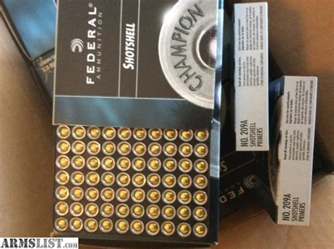 Armslist For Sale Federal 209a Shotshell Primers