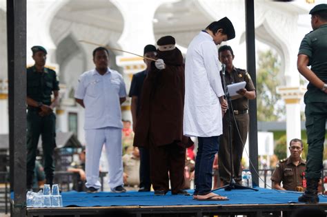 The Embarrassment Is Worse Indonesias Aceh Whips Unmarried Couples
