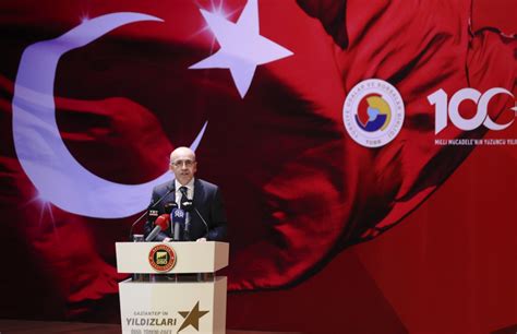 Hazine ve Maliye Bakanı Mehmet Şimşek Gaziantepin Yıldızları Ödül
