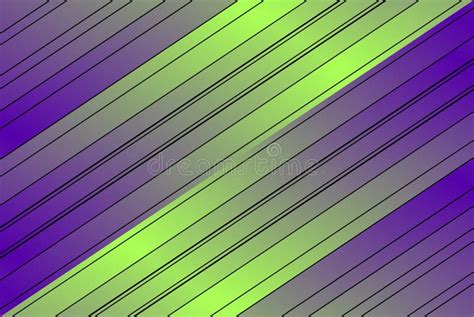 Diagonal Purple Green Gradient Stripes Pattern Stock Illustration