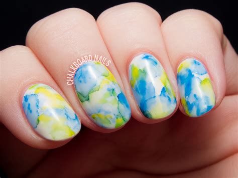 How to do your own gel manicure. The Easiest Nail Art Ever: Sharpie Marbled Gel Nails | Chalkboard Nails | Nail Art Blog