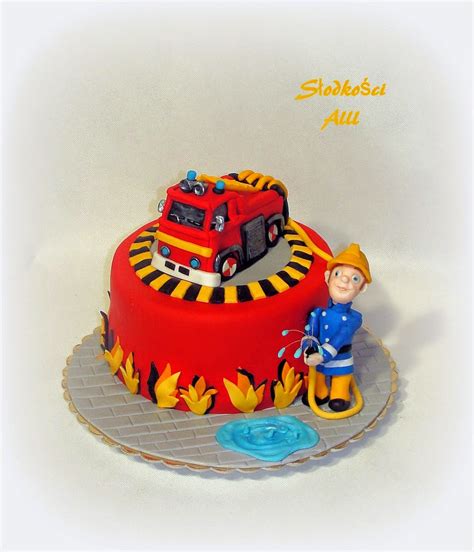 słodkości alll torty artystyczne poznań tort z bajki strażak sam