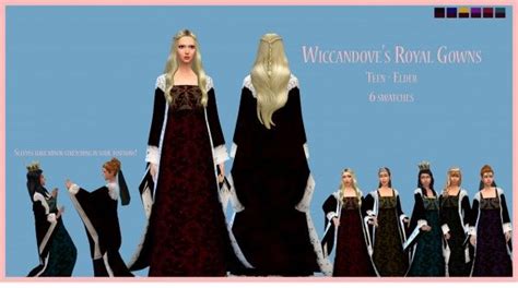 Simsworkshop Wiccandoves Royal Gown By Wiccandove Sims Medieval