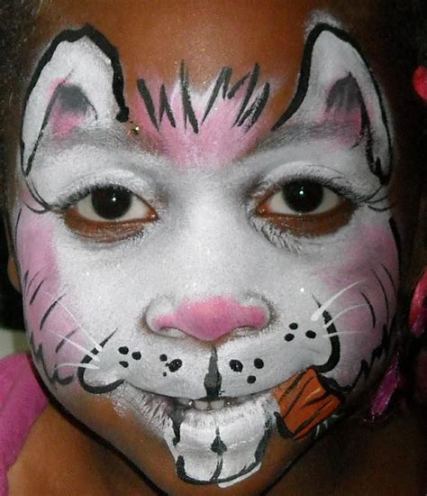 Image result for easter bunny face painting image. Amazing Face Painting by Linda | Bunny face paint, Rabbit ...