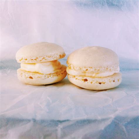 Lemon Macarons With Lemon Curd And Cream Filling This Is Batch Made