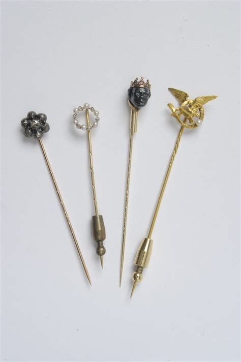 Four 19th Century Tie Pins Lot 75