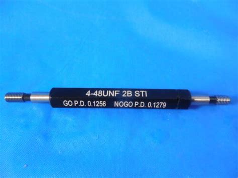 New 4 48 Unf 2b Sti Helicoil Thread Plug Gage 4 112 Go No Go Pds