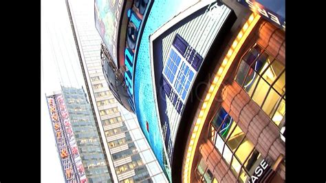 Times Square Chase Bank Sign Ny032 Stock Footage Youtube