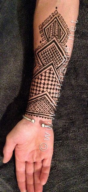 Henna Arm Mens Pattern Geometric Henna Men Henna Tattoo Henna Arm