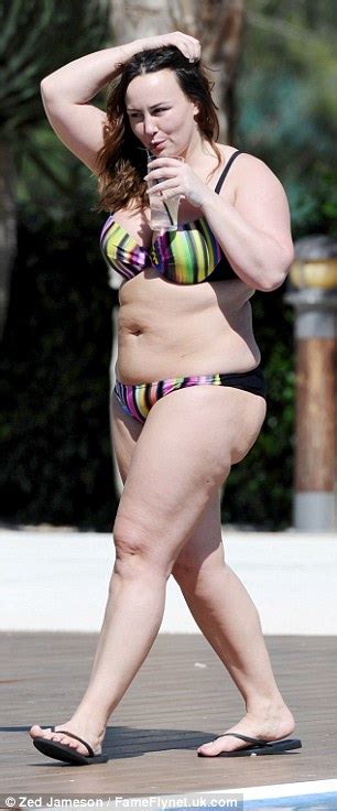 Chanelle Hayes Struggles To Contain Assets In Tiny Bikini Daily Mail