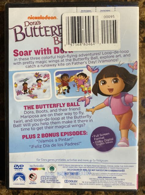 Dora The Explorer Doras Butterfly Ball Dvd 2013 For Sale Online Ebay