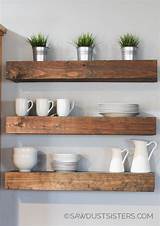Wood Floating Shelves Diy Pictures
