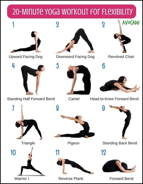 A Woman Doing Yoga Poses In Different Positions